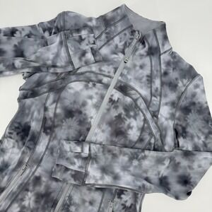 Lululemon Define Jacket Nulu Size 10 Meadow Haze Grey Multi‎ Tie Dye LW3JPJS